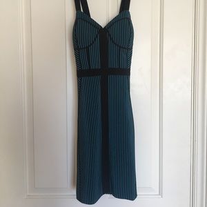 Rebecca Minkoff Clara Stripped Bustier Dress